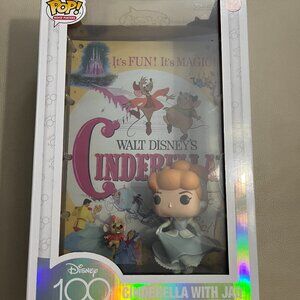 Funko Pop! Movie Posters #12 Disney 100 Cinderella with Jaq